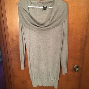 Off the Shoulder Sweater Dress